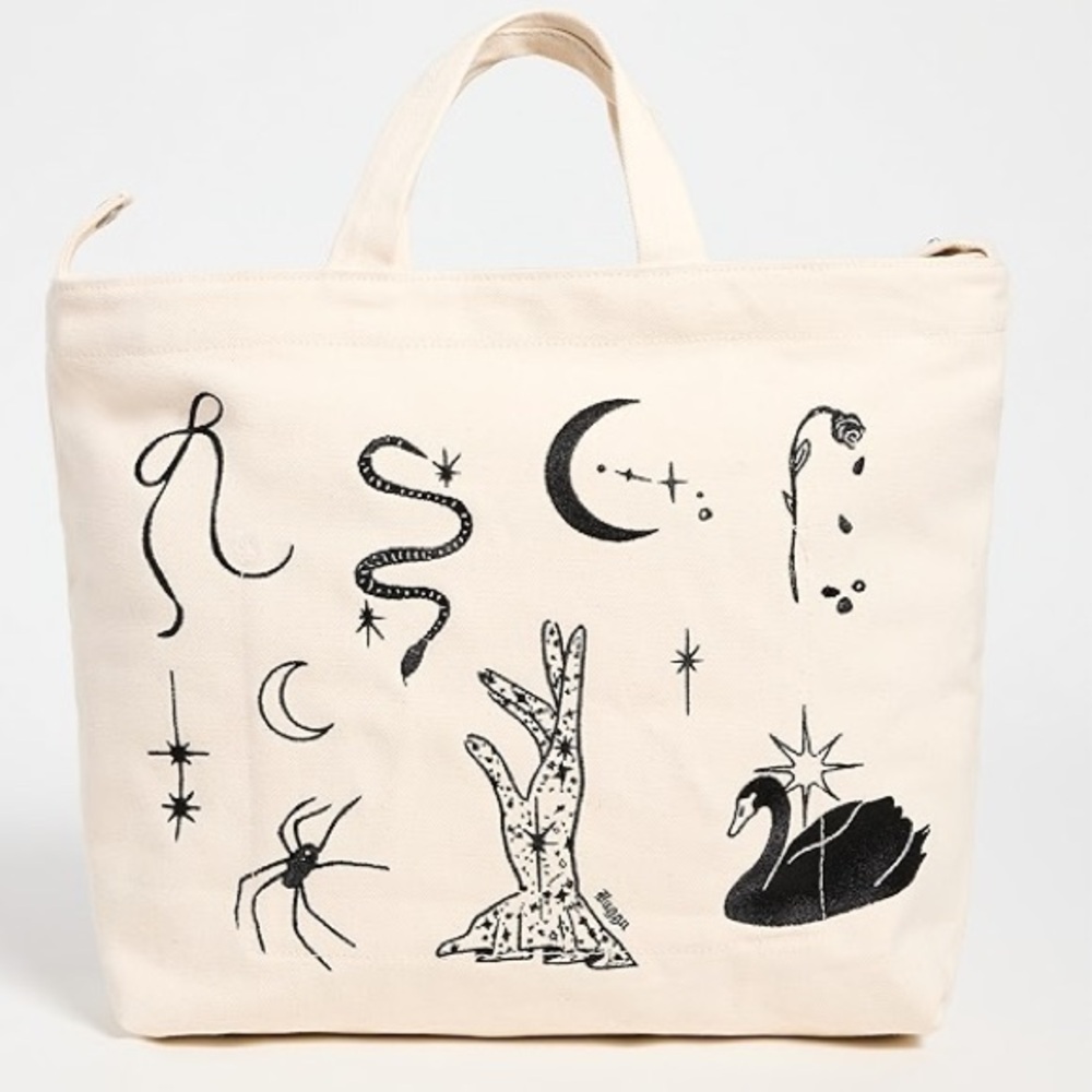 BAGGU Ballet Icons Embroidered Horizontal Duck Bag